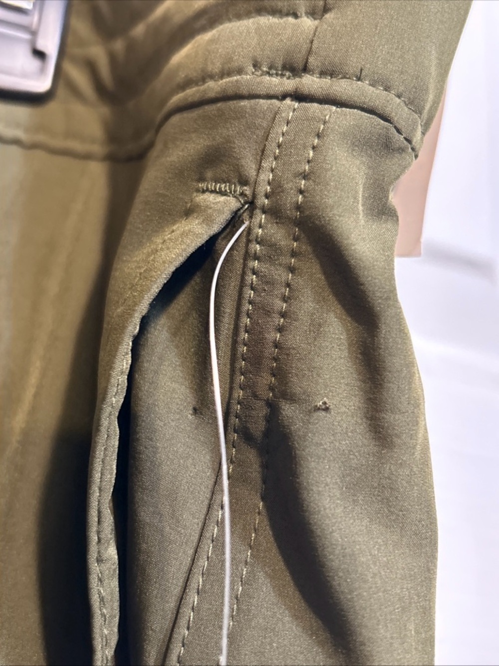 NWT w/FLAW Old Navy Women’s StretchTech Drawstring Wide-Leg Pants Olive Size XL - Picture 7 of 15